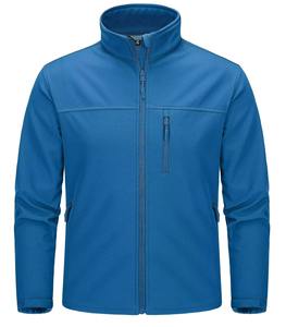 Veste en cuir de haute qualité de style urbain avec col montant et logo personnalisé, tissu en toile, service OEM/ODM pour hommes - Product Image 5