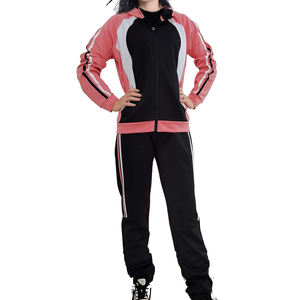 Conjunto Deportivo para Mujer, Servicio OEM, Sudadera con Capucha y Cremallera Completa, Ropa Deportiva para Calle, Estilo Jogging, Color Bloque - Product Image 1