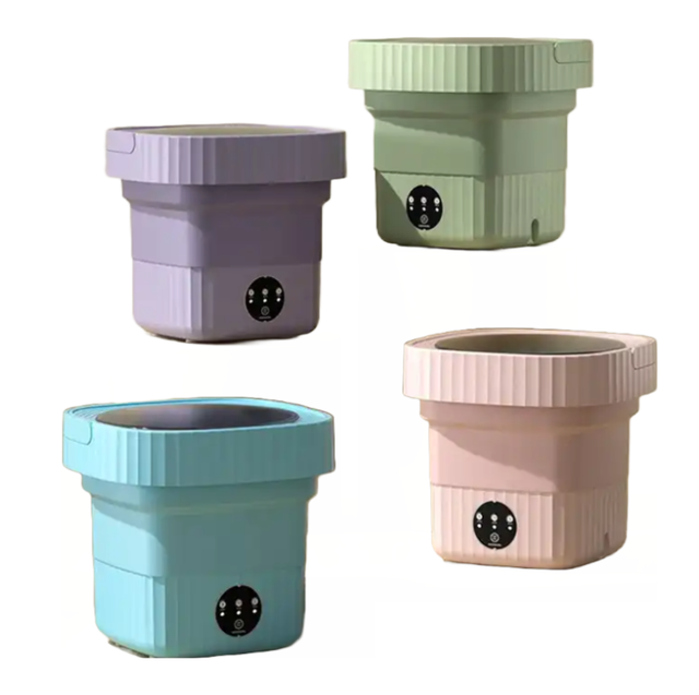 Convenient On-the-Go Travel Household Car Outdoor Mini Folding Laundry Washer Foldable Washing Machine