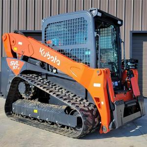 Chargeuse compacte Kubota SSV75 2023 avec cylindre hydraulique Huade, moteur, pompe, boîte de vitesses, roulement et PLC, roue de décharge - Product Image 4