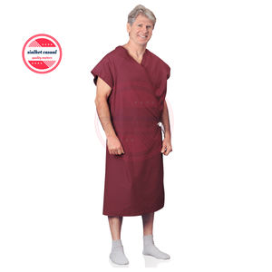 Bata de algodón de calidad superior para Hospital, Logo personalizado, para clínica médica, Unisex - Product Image 1