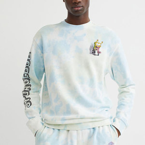 Sweat-shirt à col rond en polaire pour hommes, sweat-shirt à capuche d'entraînement de jogging à manches longues avec logo personnalisé - Product Image 1