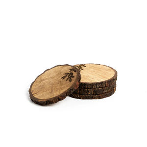 Posavasos de madera natural de alta demanda-Juego para café, té y bebidas (suministro mayorista Mundial) - Product Image 4