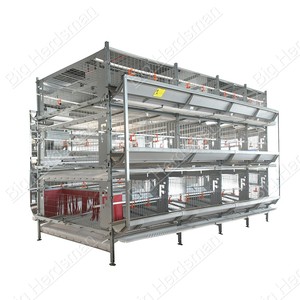 Gabbia per Allevamento Polli con Capacità di 90 Galline <span class=keywords><strong>e</strong></span> 10 Galli per Allevamenti Intensivi di Pollame da Riproduzione - Product Image 1