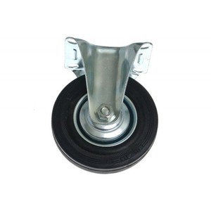 Rueda Fija 100W-Goma Negra (70kg) - Product Image 1