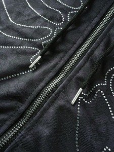 Womens <b>funnel</b> neck zip hoodie fleece long sleeve soft cozy jacket stylish casual outfit for lounge gym or travel fashion wear - Product Image 4