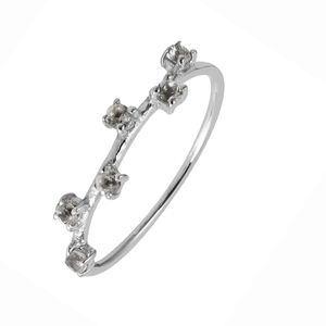 Anillos de boda y fiesta de Zirconia cúbica de Plata de Ley 925 de alta calidad para mujer estilo clásico - Product Image 2