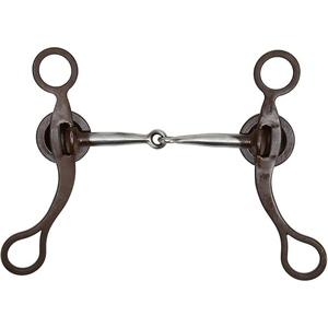 Broca de puerto de cadena occidental al por mayor, broca de caballo de cadena de vástago de acero inoxidable, broca de tachuela occidental de acabado antiguo para entrenamiento y equitación - Product Image 2