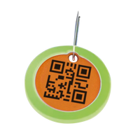 Wanted Slash Single Tag mit QR-Code und Identifikation, hergestellt in Italien
