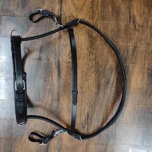 Adams Tack's Cómodo 12mm Crystal Wave Brow Nuevo diseño Anatómico Cuero Smart Horse Brida Pure Genuine Captive British - Product Image 4