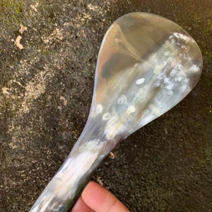 Lujosas cucharas de cuerno de búfalo y vaca Juego de cubiertos y vajilla refinados para fiestas - Product Image 1