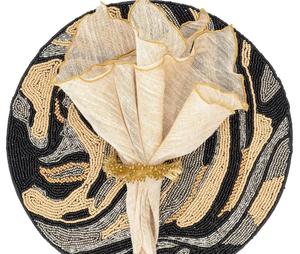 Hot Selling Handmade Beaded Napkin Ring Party Wedding <b>Table</b> Decoration in Best Price From India - Product Image 2