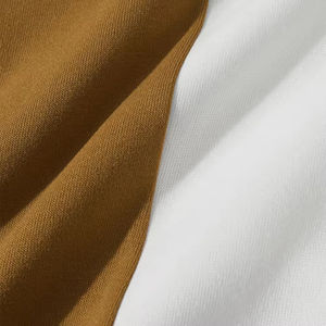 Basics Cotton Blended Training Hoodie Curved Hem Solid Fleece Oversized Embroidered Custom Logo Collar Street Wear Winter Season - Product Image 2