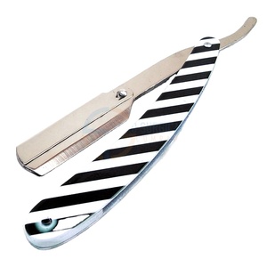 Rasoirs de rasage jetables en acier inoxydable de qualité supérieure à lame unique imprimée zèbre pour le visage et le corps - Product Image 1