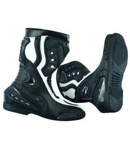 Chaussures de course moto en cuir imperméable, taille et couleur personnalisées, haute qualité, respirantes, coupe-vent, unisexe, pour la conduite et les courses automobiles - Product Image 4
