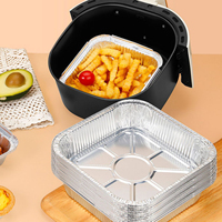 Plateau de cuisson carré en aluminium de grande capacité pour l'industrie de la transformation alimentaire commerciale