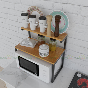 Two-tier Microwave Shelf (50x30x51.7) for <b>Kitchen</b> <b>Storage</b> - Product Image 2