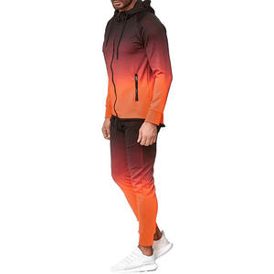 Conjunto Deportivo de Dos Piezas para Hombre, con Bloques de Color, Capucha y Cierre de Cremallera, Económico, Cómodo y Moderno - Product Image 2