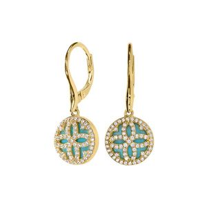 Pendientes colgantes Black Label Vermeil, accesorio de moda - Product Image 1