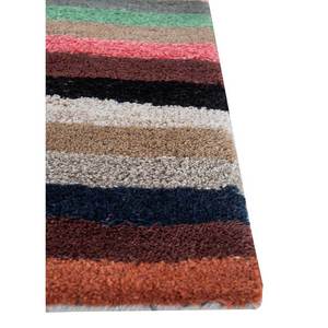 Alfombras Acar Hechas a Mano con Técnica de Tufting Multimanual de Lana y Viscosa, Rectangulares a Rayas para Sala de Estar, Dormitorio, Pasillo -Leq-45(Md) - Product Image 4