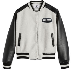 Chaqueta acolchada de lana de alta calidad OEM para hombre, capucha de béisbol de estilo urbano, lona para exteriores de invierno, 100% algodón, opciones personalizadas en la parte delantera - Product Image 1