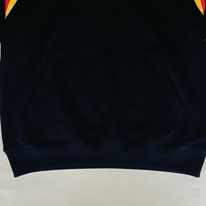 Sweat-shirts à capuche personnalisés à épaules tombantes, en coton et polyester, impression personnalisée en relief, sweat-shirts pour hommes - Product Image 3