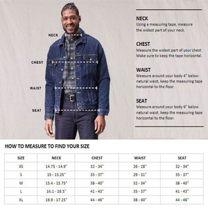 <b>Men's</b> Jean <b>Jacket</b> Street-wear <b>Flight</b> <b>Jacket</b> Denim <b>Jacket</b> <b>Men</b> Brand Casual Fashion <b>Men</b> High Quality Made in Pakistan - Product Image 6