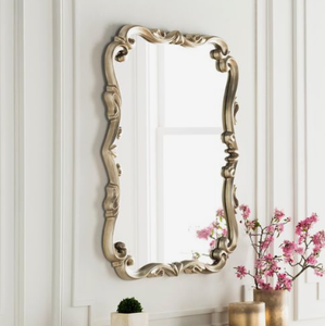 Wall Mounted Cast Aluminum Unique Design Wall Mounted <b>Mirror</b> Latest Design Decorative <b>Mirror</b> <b>for</b> <b>Bathroom</b> - Product Image 4