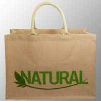 Bolsas de regalo de promoción de compras de Yute natural, asas de tela de algodón con cuerda de impresión personalizada, bolsa de transporte de playa de Yute natural ecológica plegable
