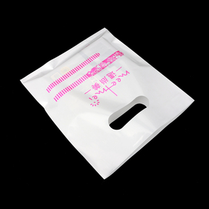 डाई कट बैग रंग लाल गारंटीकृत पुनर्चक्रण पी साइड गस्सेट प्लास्टी वाहक शॉपिंग पैकेजिंग - Product Image 2