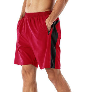 Men's Casual Sports <b>Quick</b> <b>Dry</b> <b>Shorts</b> Reflective Letter Workout Running or Gym Training <b>Shorts</b> with Pockets - Product Image 1