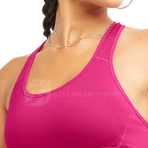 Sujetadores deportivos clásicos para mujer, venta al por mayor, correas entrecruzadas, sujetador de Fitness de Color personalizado frontal antibacteriano, precio razonable, 2025 - Product Image 4
