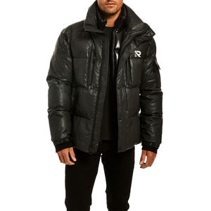 High Quality Custom Lightweight Quilted <b>Puffer</b> <b>Jacket</b> for Men Winter Streetwear Topcoat Wholesale <b>Thin</b> Coating - Product Image 1