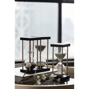 Vintage Quality Metal <b>Sand</b> Timer Metal Crafts <b>Art</b> <b>Sand</b> Timer for Office Living Room Table & Home Decorations - Product Image 4