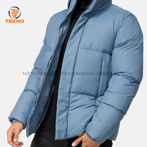 Veste personnalisée manteaux en duvet de canard de haute qualité épais et chauds à capuche noir hiver veste coupe-vent grande taille pour hommes - Product Image 1