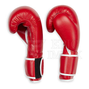 Gants de boxe personnalisés en cuir PU, respirants et durables, pour hommes, gants de boxe d'entraînement en usine - Product Image 3