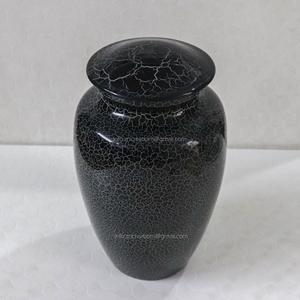 Urnes de haute qualité urnes de crémation en aluminium pour les cendres humaines conception fissurée prix bon marché de l'Inde urnes funéraires fournitures de l'Inde - Product Image 5