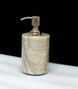 Dispensador de jabón de baño de mármol llamativo, accesorios de diseño de tendencia para una decoración de baño atractiva, juegos de baño a precio - Product Image 3