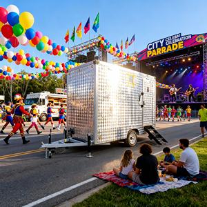 Toilettes de luxe <span class=keywords><strong>avec</strong></span> douche Salle de bain extérieure Remorque Toilette mobile Portable Toilette ou remorque pour personnalisé - Product Image 4