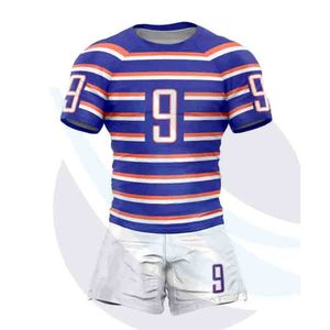 Nuevos Conjuntos de Uniformes de Rugby Personalizados Unisex, Impresión por Transferencia de Calor, Transpirables, de Secado Rápido, Poliéster Ecológico - Product Image 1