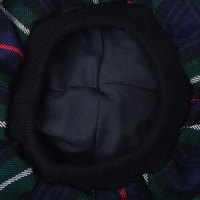 Sombrero escocés Tam O' Shanter 100% lana acrílica tartán Tammy gorras para hombres ropa de moda tallas grandes tartán Tammy gorras