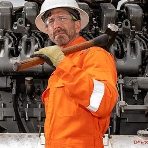 Uniforme de travail de combinaison pour l'industrie de la construction Uniforme de sécurité antistatique anti-flamme pour travailler les travailleurs de la sécurité globale - Product Image 3