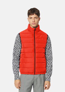 Gilet matelassé personnalisé pour hommes en toile imperméable et respirante Style décontracté pour le printemps comme vêtement d'extérieur avec logo 100% polyester - Product Image 2