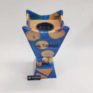Brûleur à Bakhoor en Résine de Bois Artisanat Traditionnel Porte-Aromes pour Maisons Bureaux et Boutiques Tradebyd - Product Image 5