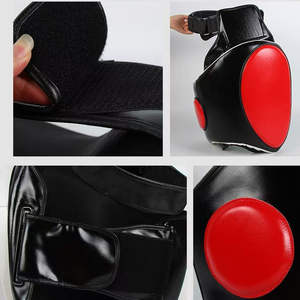 Protège-ventre sur mesure unisexe pour entraînement de kickboxing et MMA avec bouclier de protection robuste et réglable pour ensembles de boxe - Product Image 4