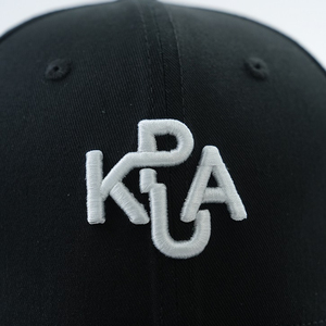 High Quality Custom Structured Baseball Sports Cap for Adults <b>Black</b> Cotton Fabric Curved Embroidery Logo Outdoor <b>Hat</b> - Product Image 3
