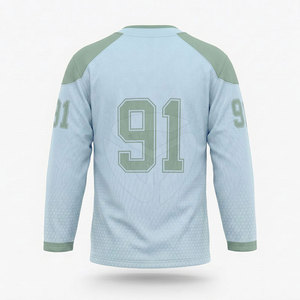 Camiseta de hockey sobre hielo de tela de primera calidad, diseño transpirable, ideal para sesiones de entrenamiento prolongadas y competiciones. - Product Image 1