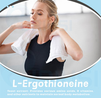 Capsules d'Ergothionéine Ca-AKG Quercétine Vitamine C Antioxydant Puissant Complément Alimentaire de Qualité Alimentaire Capsules de L-Ergothionéine