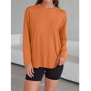 Luxury Women's Cotton Sweatshirt <b>Long</b> <b>Sleeves</b> Neck New Design Luxury Solid Comfortable Casual for Winter Season Made Bangladesh - Product Image 5