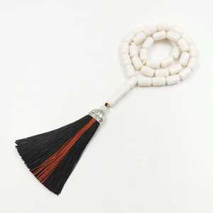 สร้อยข้อมือลูกประคำสีขาวเรซิ่น tasbih 33เม็ดเครื่องประดับอิสลามมุสลิม tasbih Arabic Eid Mubarak ของขวัญมุสลิม - Product Image 2